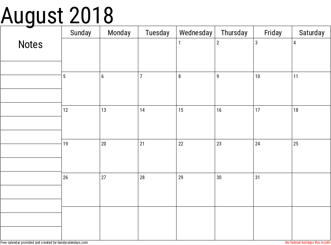 august-2018-calendar-with-notes-and-holidays-handy-calendars