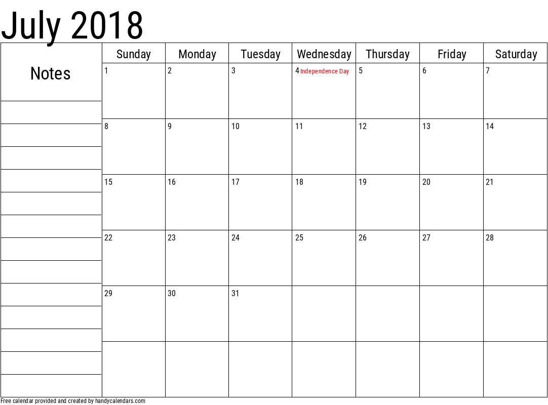 july-2018-calendar-with-notes-and-holidays-handy-calendars
