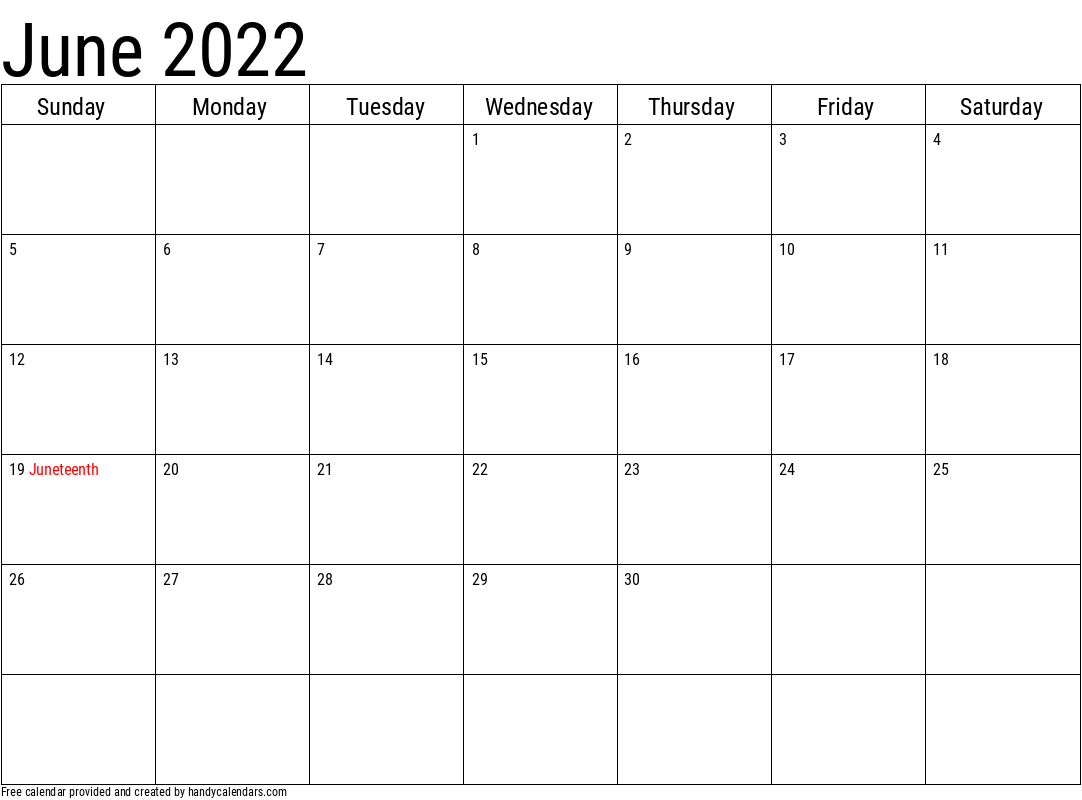 June 2022 Calendars 25 Free Printables Printabulls June 2022 Calendar 