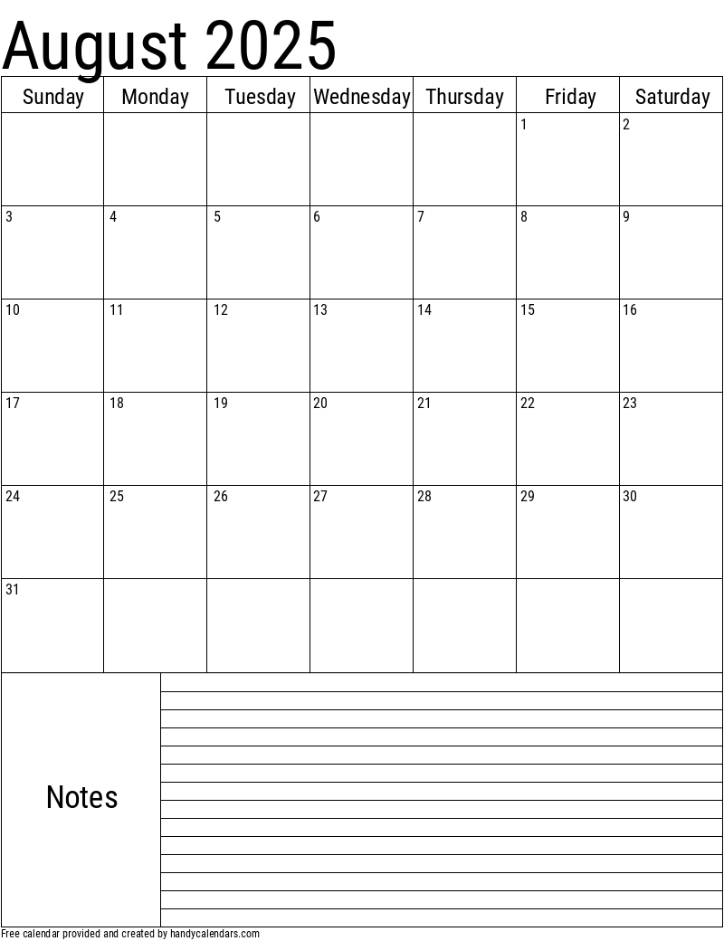 National Day Calendar 2025 Printable August 2025 Jany Mildrid